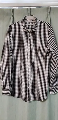 BRICK HOUSE ギンガムチェック長袖シャツ
