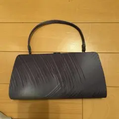 紫色ストライプ模様和装用バッグ