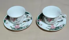 美品　シモーヌバルディーニ　カップ&ソーサー　2客セット　イタリア製