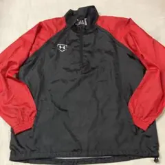 k53)アンダーアーマー ハーフジップ2wayナイロン　メッシュ裏地XLサイズ