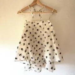 Apart by 花柄ホワイト　ビスチェ　レディースFreeサイズ