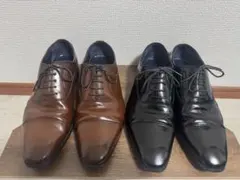 ケンフォード KENFORD 26.5 ビジネスシューズ2足セット 黒&茶のサムネイル