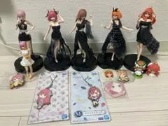 五等分の花嫁 黒ドレスフィギュアセット＋おまけ付き