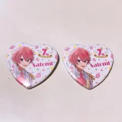 さとみくん　缶バッチ