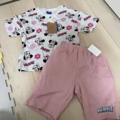 ベビー　キッズ　しまむら　セットアップ　パジャマ　100 ミニーちゃん