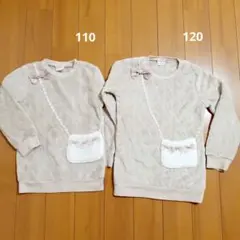 長袖トレーナー　110cm&120cm