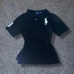 レア Polo Ralph Laurenビッグポニー ブラック 短丈 y2k