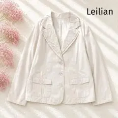 レリアン○極美品○シアージャガード コットンサマージャケット 日本製