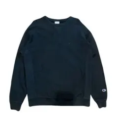 champion チャンピオン　リバースウィーブ　ブラック　刺繍ロゴ　薄手