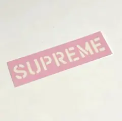 2026SSsupremeステッカー〝Hard〟ピンク