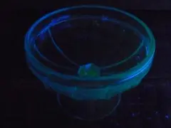 大正時代 古ガラス【ウランガラス】氷コップ アイスクリームコップ 