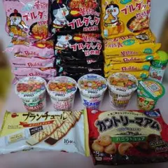 食品まとめて　ブルダック炒め麺3種20袋　カップヌードルPRO　ピエトロ１本　他のサムネイル