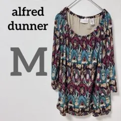 alfred dunner 【M】五分袖 チュニック トップス ブラウス