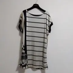 K*y様 グレースコンチネンタル　ダイアグラム　ボーダー　光沢　チュニック　36