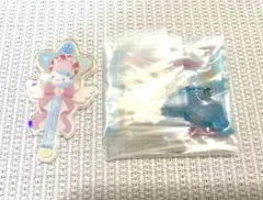 サンリオアクリルステッカーマジカルジュエリー& グミチュアチャーム シナモロール