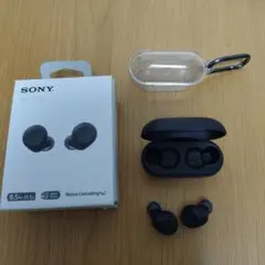 ソニー WF-C710N ワイヤレス イヤホン ノイズキャンセリング ブラックのサムネイル