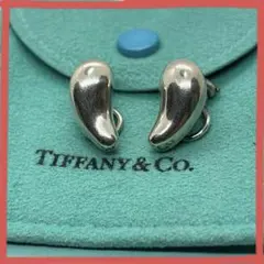 美品 Tiffany&Co. ティファニー ビーン シルバー ピアス - メルカリ