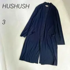 HUSHUSH オープンフロントカーディガン　ロング　長袖　薄手のサムネイル