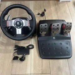 LOGITEC g27 ハンコン　スタンド付き　シフトなし