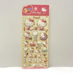韓国★キティ 5サイズ ステッカー シール ぷっくり