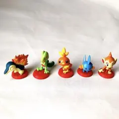 チョコエッグ　ポケットモンスター　旅立ちの3匹　5点まとめ