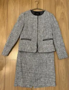 GREEN LABEL RELAXING ノーカラージャケットとスカートセット