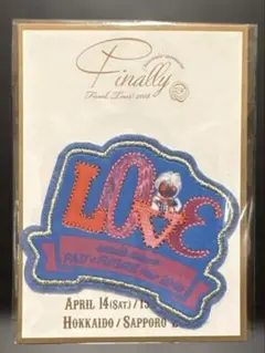 安室奈美恵Finallyライブ 札幌限定 刺繍ワッペンシール 記念 新品