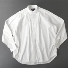 90s POLO RALPH LAUREN ホワイトシャツ BLAKE