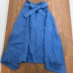 Mila Owen 青 フレアスカート