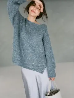 スパンコール ニット