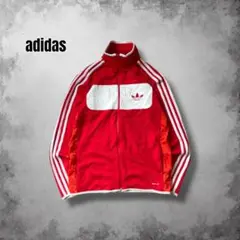 adidas トラックジャケット トレフォイルロゴ ハイネック レトロデザイン