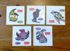 ポケモンパンシール　5枚セット
