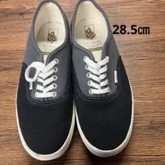 VANS Authentic Wool グレー/ブラック スニーカー　ツートーン