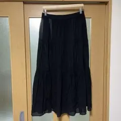 ユニクロUNIQLOティアードロングスカート