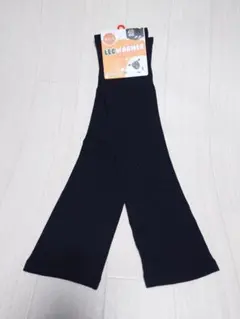 フリーサイズ 黒 レッグウォーマー 裏起毛 新品 未使用品