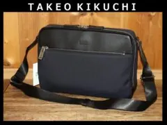 新品　タケオキクチ 超撥水素材 ライニングシリーズ 横型 ショルダーバッグ　Ⓗのサムネイル