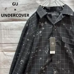 新品 GU × UNDERCOVER シアーオーバーシャツ S 黒 タグ付き