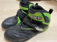 elf エルフ バイクブーツ グリーン ライディングシューズ 約27.5cm相当のサムネイル