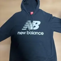 New Balance プルオーバー パーカー ブラック LARGE