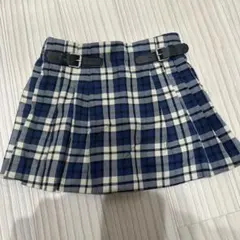 ZARA チェック柄プリーツスカート 110cm