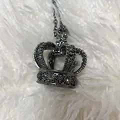 水曜日のアリス 王冠ネックレス(大) シルバーグレー