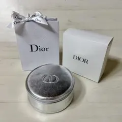 Dior ディオール 新品 シルバー ラウンドポーチ ショッパー付