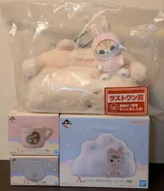 一番くじ mofusand にゃんこ A賞 C賞 D賞 G賞 ラストワン賞 6点