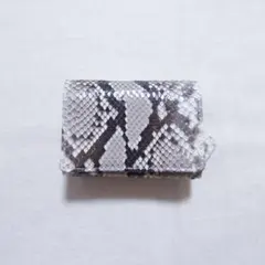 ☆ ダイヤモンドパイソン ☆ 三つ折り 財布 ミニ財布 レザー 小さい財布