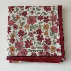 renoma 花柄ハンカチ