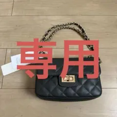 AULENTTI レザー キルティング チェーン ショルダーバッグ