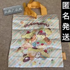 サンリオ　ガチャ　巾着バック　ポムポムプリン