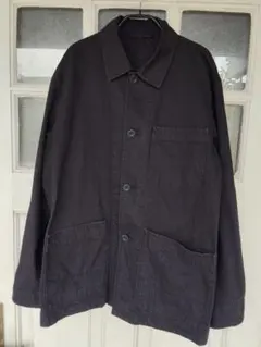 無印良品 メンズ カバーオール ジャケット ネイビー XL