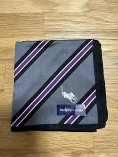 【未使用】Polo Ralph Lauren ストライプ ハンカチ