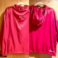 古着　表記Mサイズ(L相当) 90's NIKE ナイキ　アノラックパーカー　赤